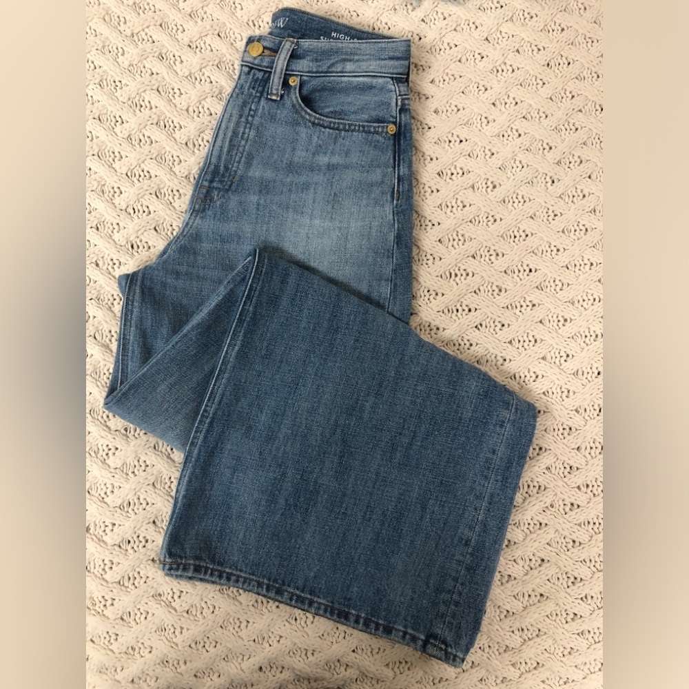 J. Crew High-Rise Super Wide leg Jeans 25